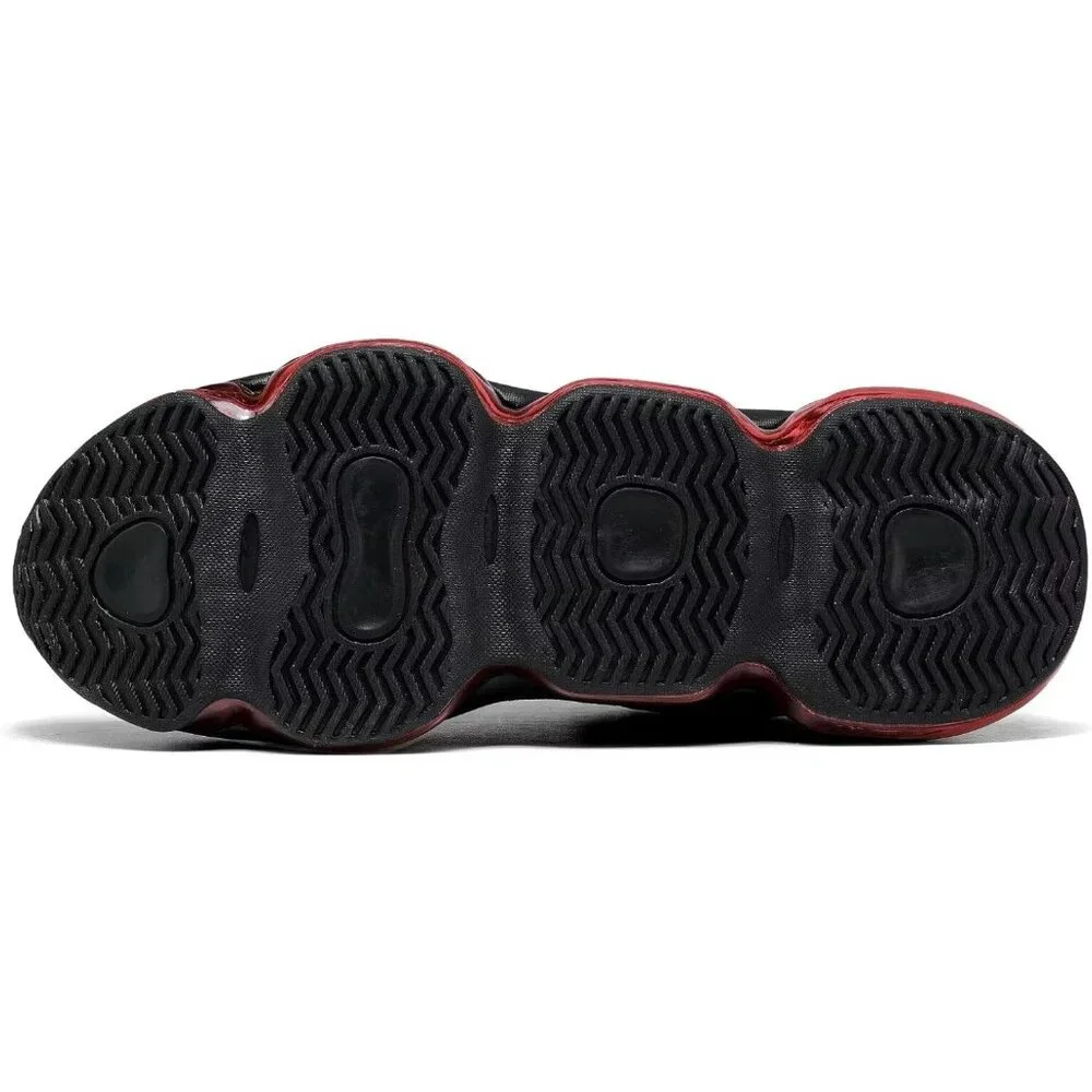 Men's Red Running Shoes Non Slip Workout Casual Sport Fitness Cross Trainers - Picture 5 of 7